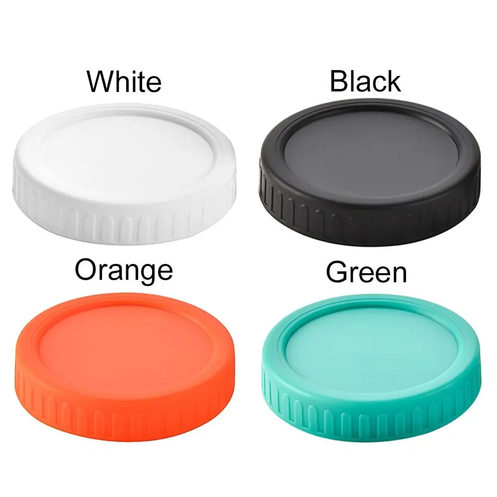 6pcs Plastic Mason Jar Lids for Wide Mouth Jar Leak-proof Seal 70mm 86mm Reusable Bottle Cover Spout Lid Good Seal Kitchen Tool