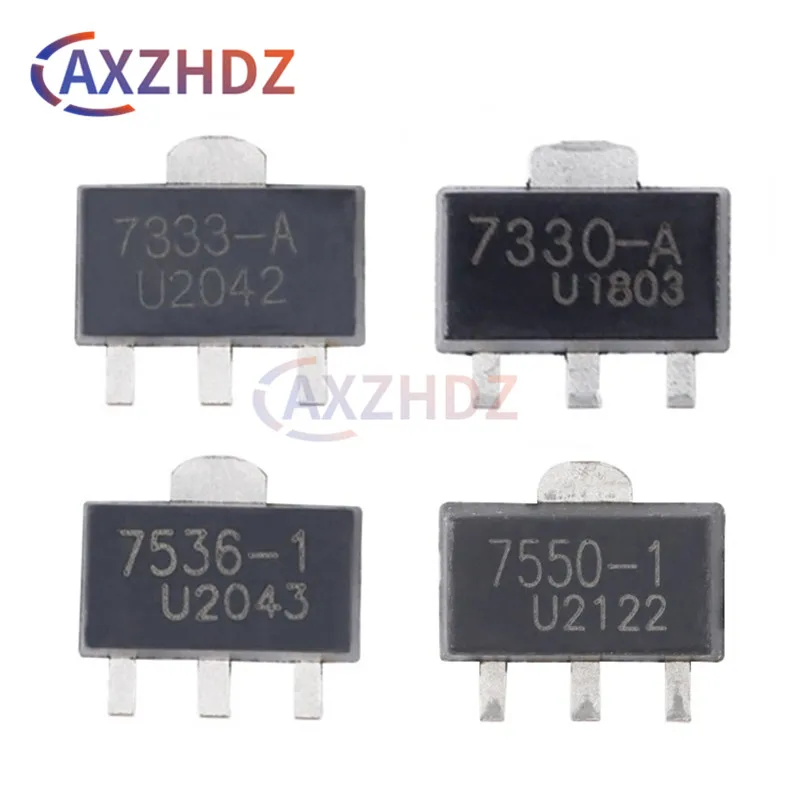 

50PCS HT7330-A 7333 7336 7350-A 7530-1 7533-1 7536 7550 SOT-89 3V 3.3V 3.6V 5V 250mA 30V SMD LDO Regulator IC Transistors