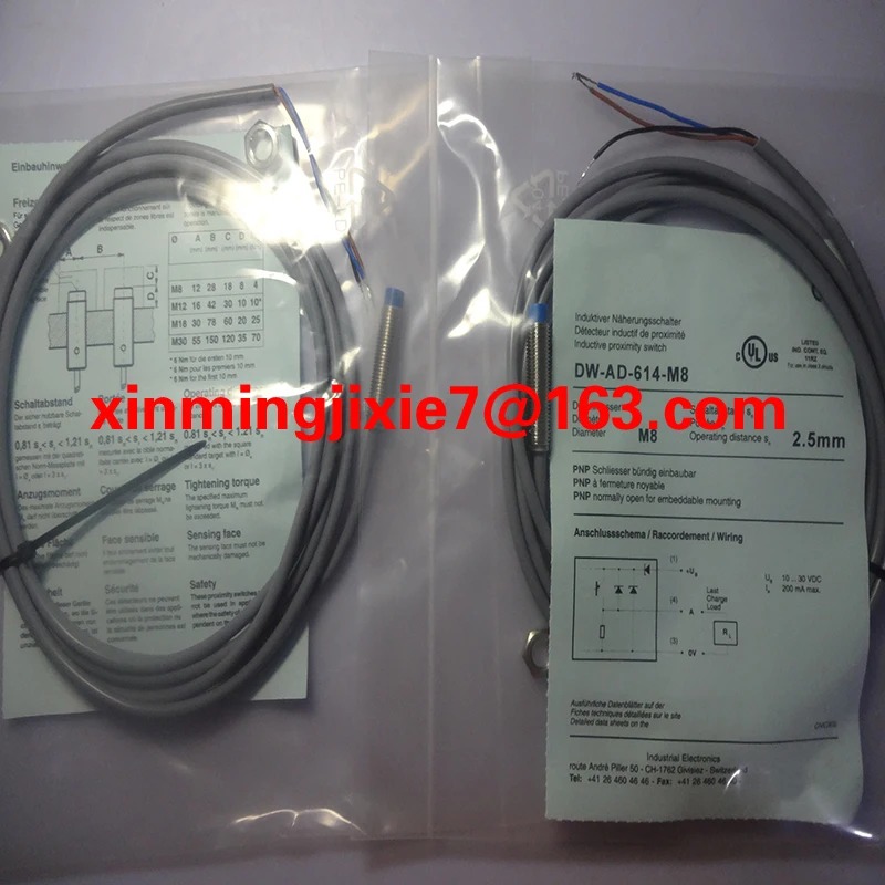 Sensore DW-AD-612-M8-122 DW-AD-611-M8-122 DW-AD-613-M8-122 DW-AD-614-M8-122 DW-AD-615-M8-122 DW-AD-616-M8-122 Interruttore Di Prossimità
