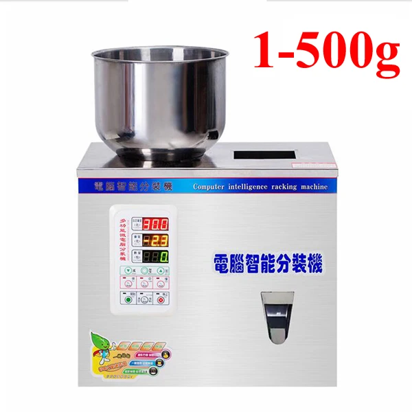Automatische theeverpakkingsmachine met automatische meting van de hoeveelheid, geschikt voor het afvullen van koffiebonen en koffiepoeder, met een capaciteit van 1-30 g.