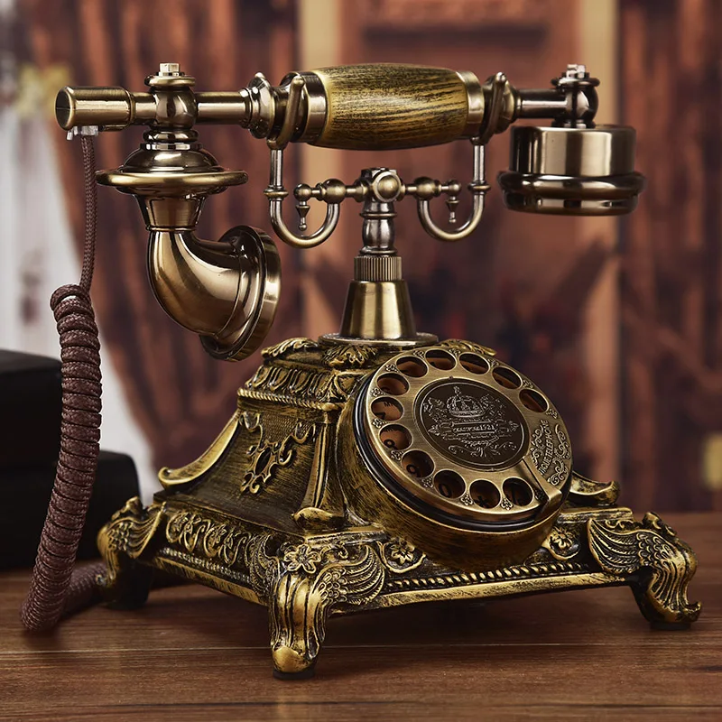 European retro telephone landline