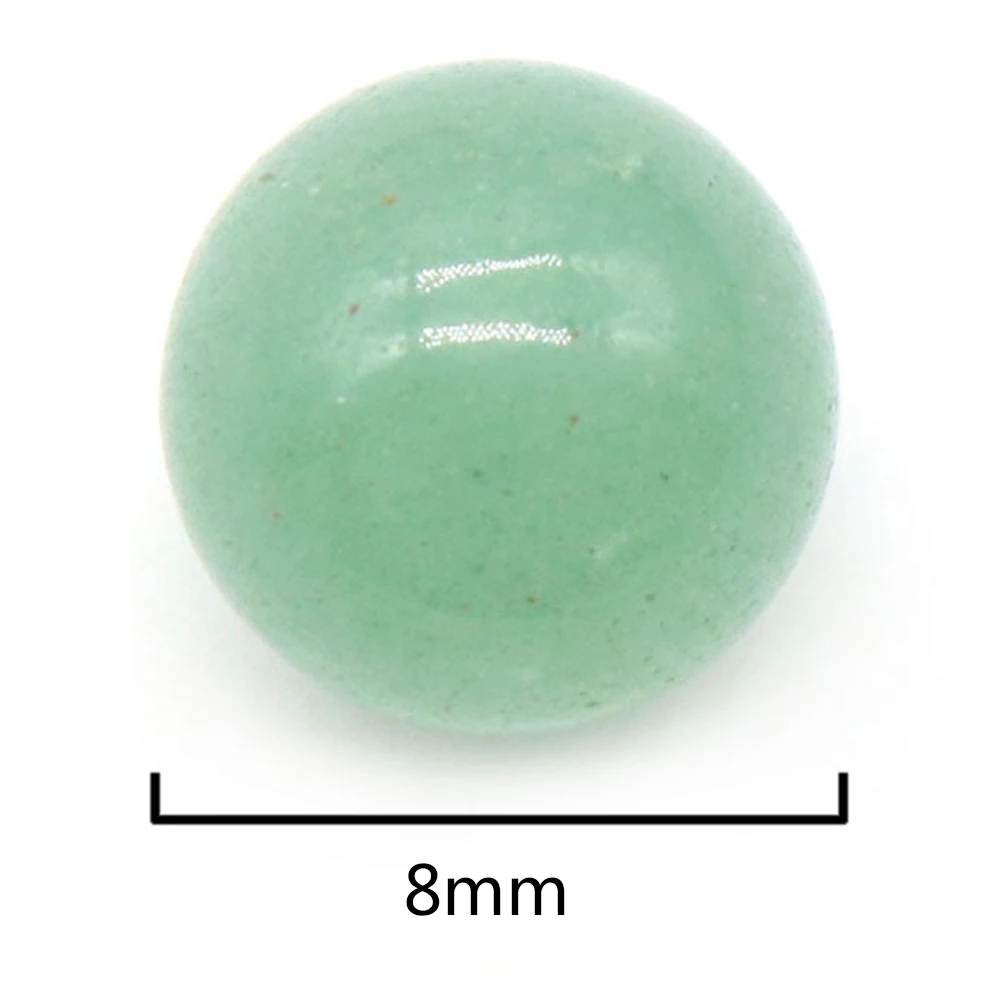 الجملة الكثير 8 مللي متر كرات كريستال الحجر الطبيعي الصغيرة الخرز الكوارتز الريكي شفاء غلوب شقرا المجال الخرز جوهرة عينة ديكور المنزل #2