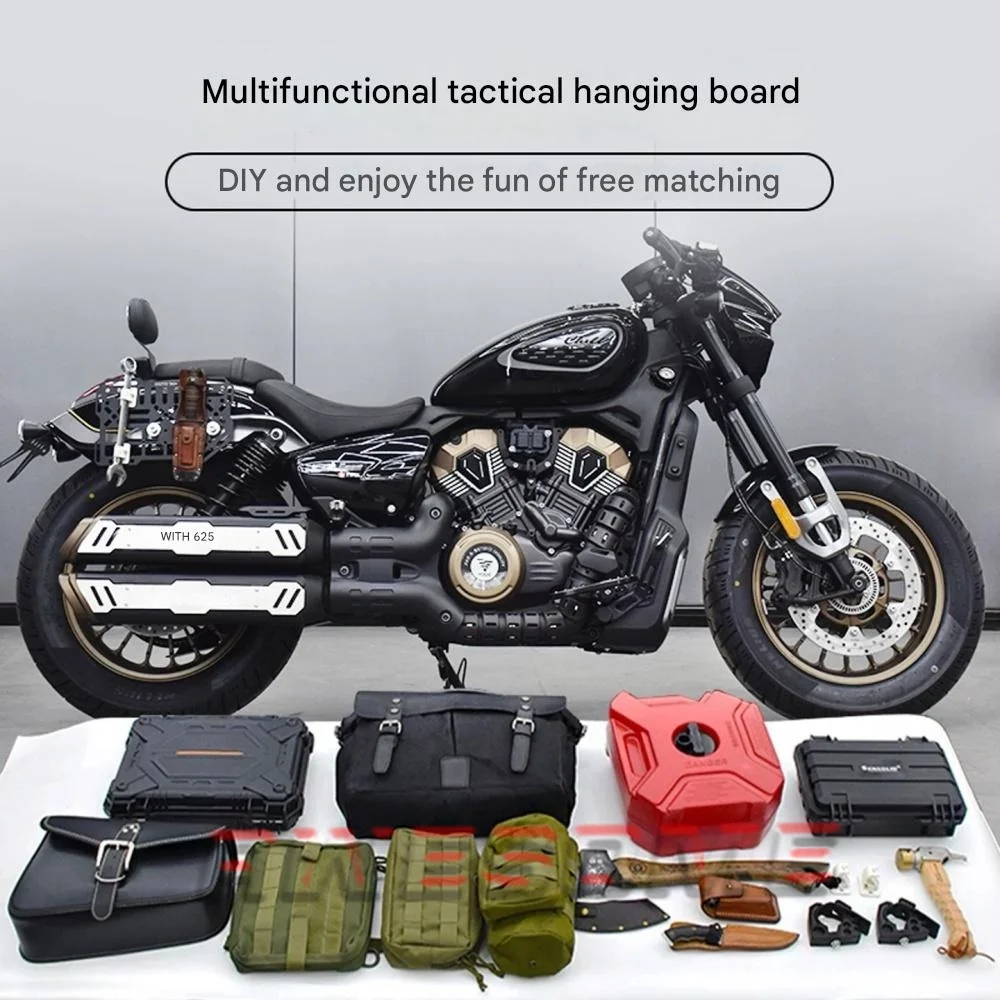 Stainless Steel Tactical Hanging Board For Fit VOGE CU625 Various Styles Of Side Bags