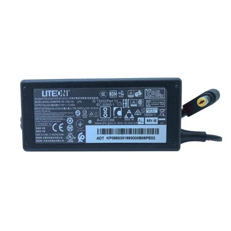 Genuine Liteon PA-1650-50 19V 3.42A 5.5*1.7mm AC Adapter Charger for Acer Aspire 4752 4830TG 4741 4930 4755G 4738G Powr Supply