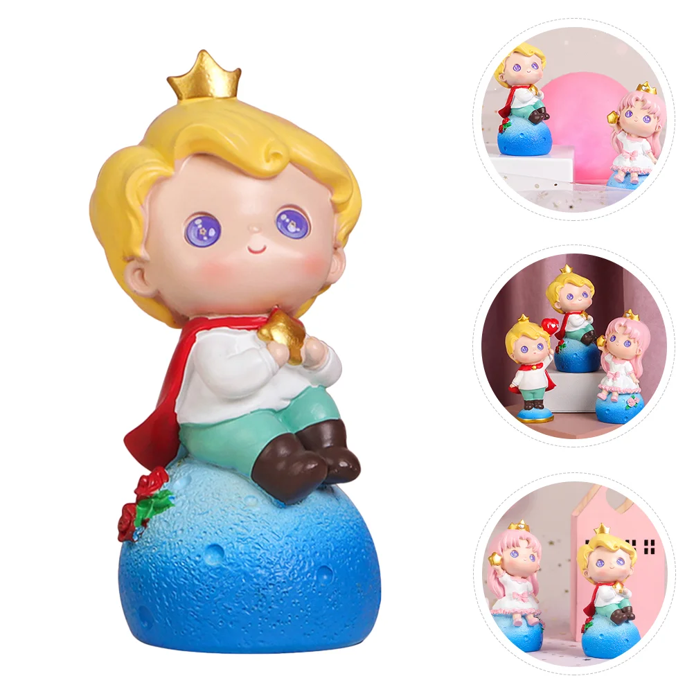 

Birthday Cake Decoration Resin Baby Ornament Dashboard Cartoon Babies Dolls