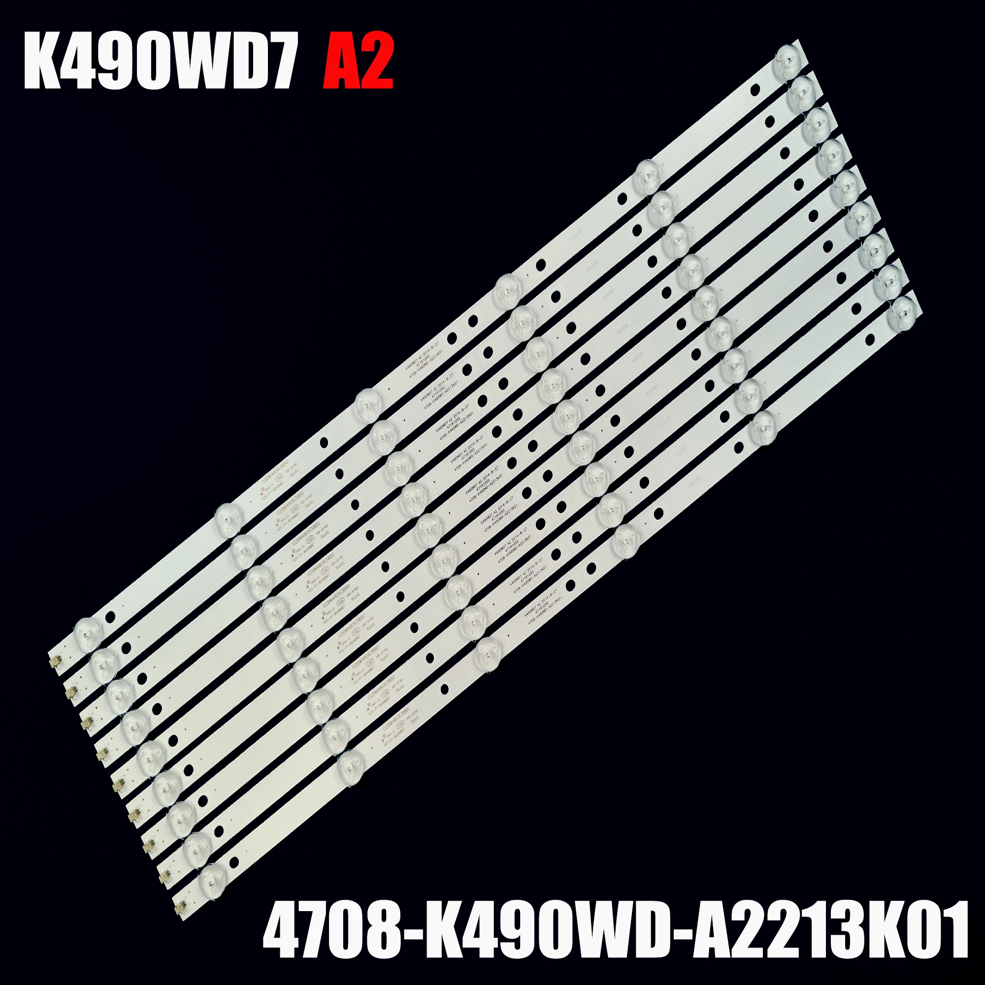 

LED For DEXP F49B7000T 49PUF6050 49L310U 49L420U 49U7751E 49PFL3445 PH49PFG5001/78 49PUF6050/T3 K490WD7 A2 4708-K490WD-A2213K01