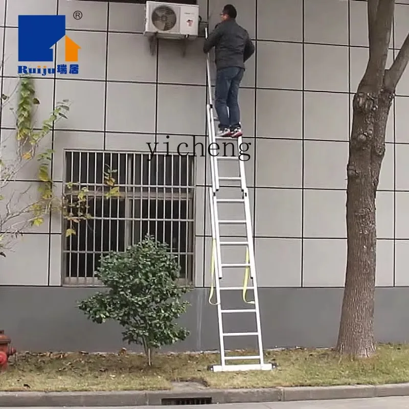 JX-1   telescopic herringbone ladder aluminum alloy thickened folding multifunctional elevator engineering staircase