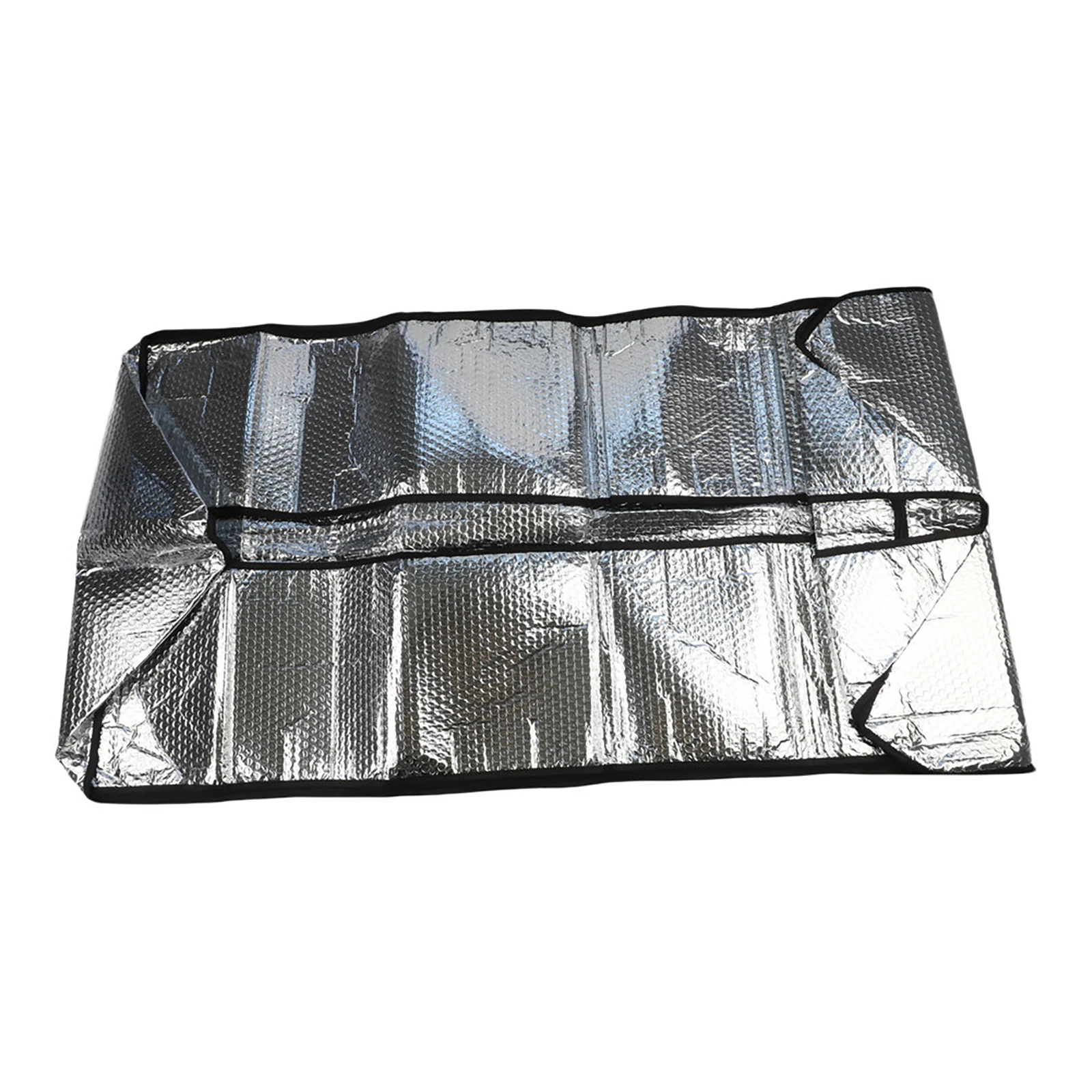 Aluminum Foil and Bubble Attic Stair Cover Seals Openings to Prevent Heat Loss and Protect Against Moisture Infiltration