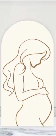 Mehofond بوهو صورة ظلية استحمام الطفل قوس غطاء الحائط خلفية الحوامل ترحيب الدب زهرة العشب 2-الجانب خلفية التصوير الفوتوغرافي