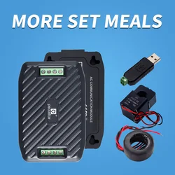 Peacefair 1 Phase AC Energy Power Meter Wattmeter Electric Consumption Smart Amp Kwh Watt Meter RS485 Modbus 220V 10A 100A