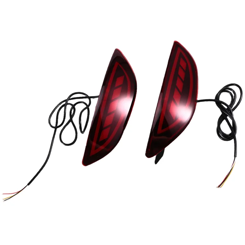 

Автомобильный светодиодный фонарь заднего бампера для Hyundai Accent Verna Solaris Brio 2008-2015, задний отражатель, стоп-туманная фара, указатель поворота-A67F