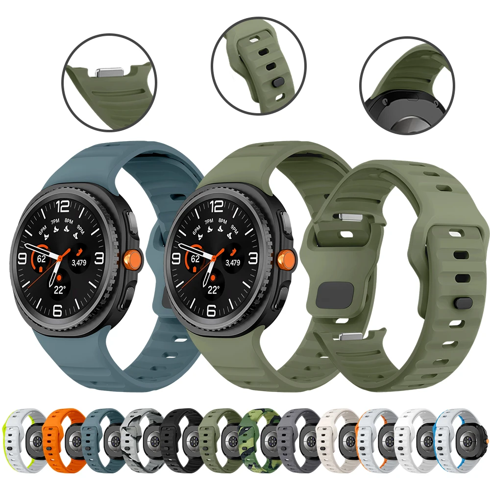 Sport Strap for Samsung Galaxy Watch 8 Classic BreathableReverse Buckle Wristband for Galaxy Watch 8 44 40mm