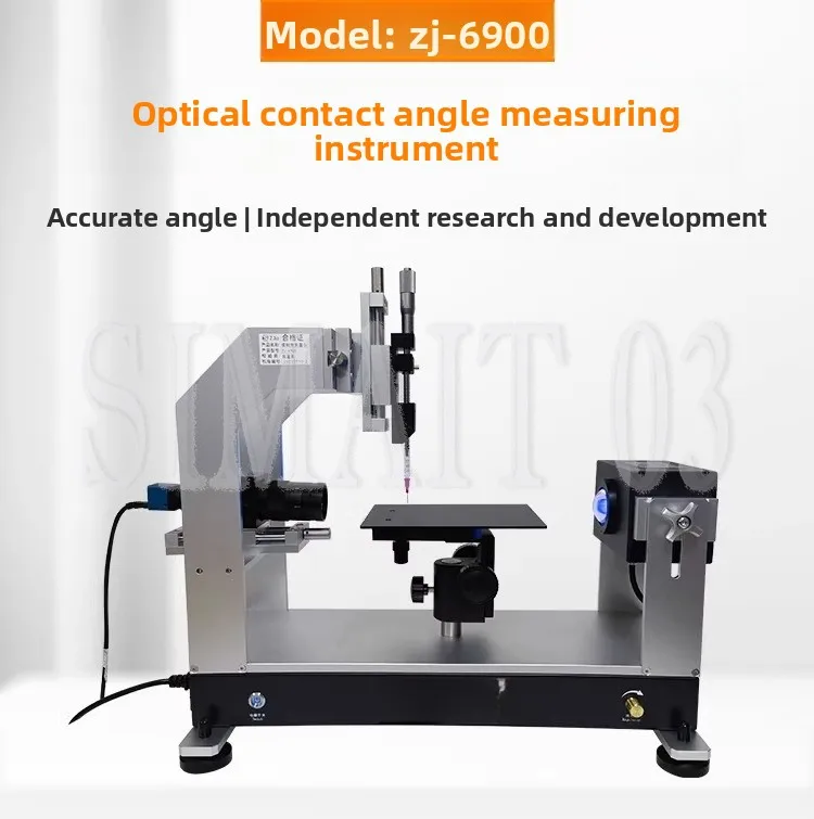 ZJ-6900 Water Contact Angle Tester | Optical Contact Angle Measurement Analyzer | High-Precision Surface Cleanliness Tester