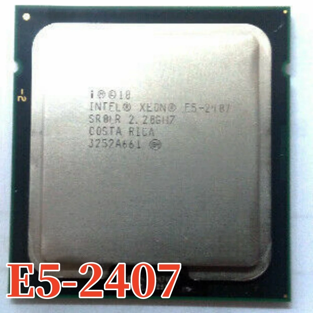 E5 2407 Original Intel Xeon E5-2407 2.20GHZ 4-Core 10M Cache DDR3 1066MHz FSB FCLGA1356 TPD 80W free shipping