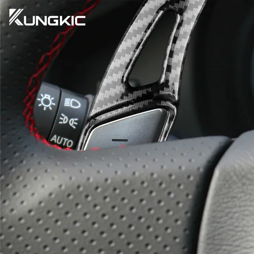 Imagen 2 del producto Paletas de cambio de volante de coche extendidas de fibra de carbono ABS para Subaru BRZ Impreza WRX XV Crosstrek Forester para Toyota 86
