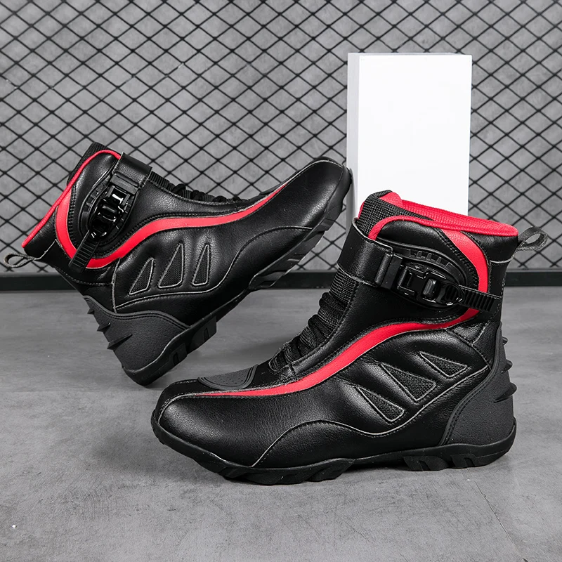 

Motorcycle protective boots men four seasons new casual fashionable off-road high top riding shoes travel equipment cycling boot