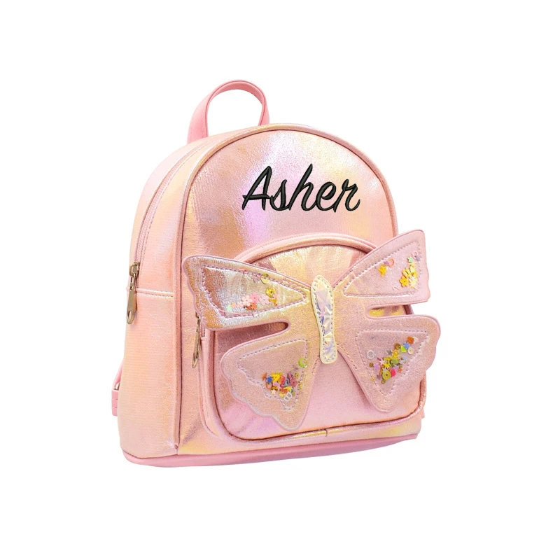 

Personalized Big Tail Cat Butterfly Shape Cute and Cute Kindergarten Princess Girl Backpack Children's Backpack