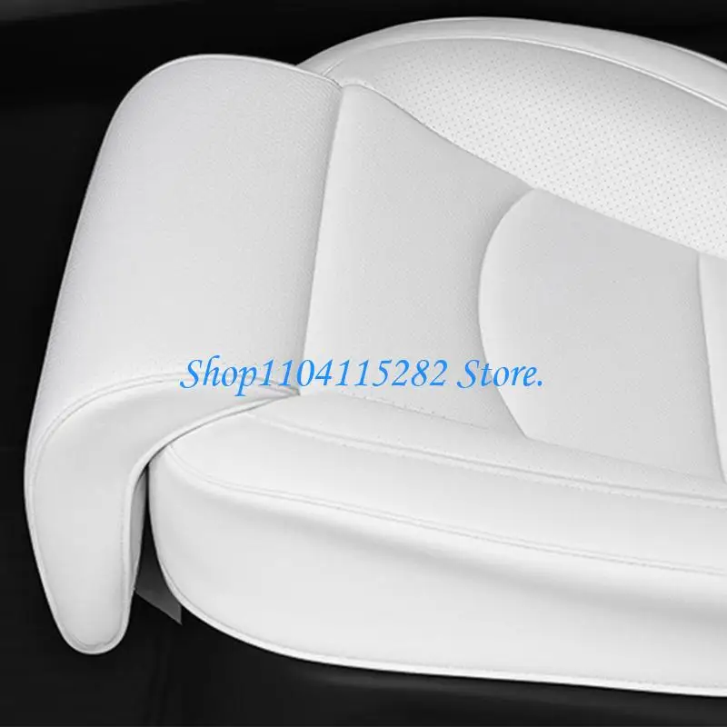 Extended Leg Support Cushion Leather Cover Car Protector Washable Car Cover Simple Installation for Auto 3/Y