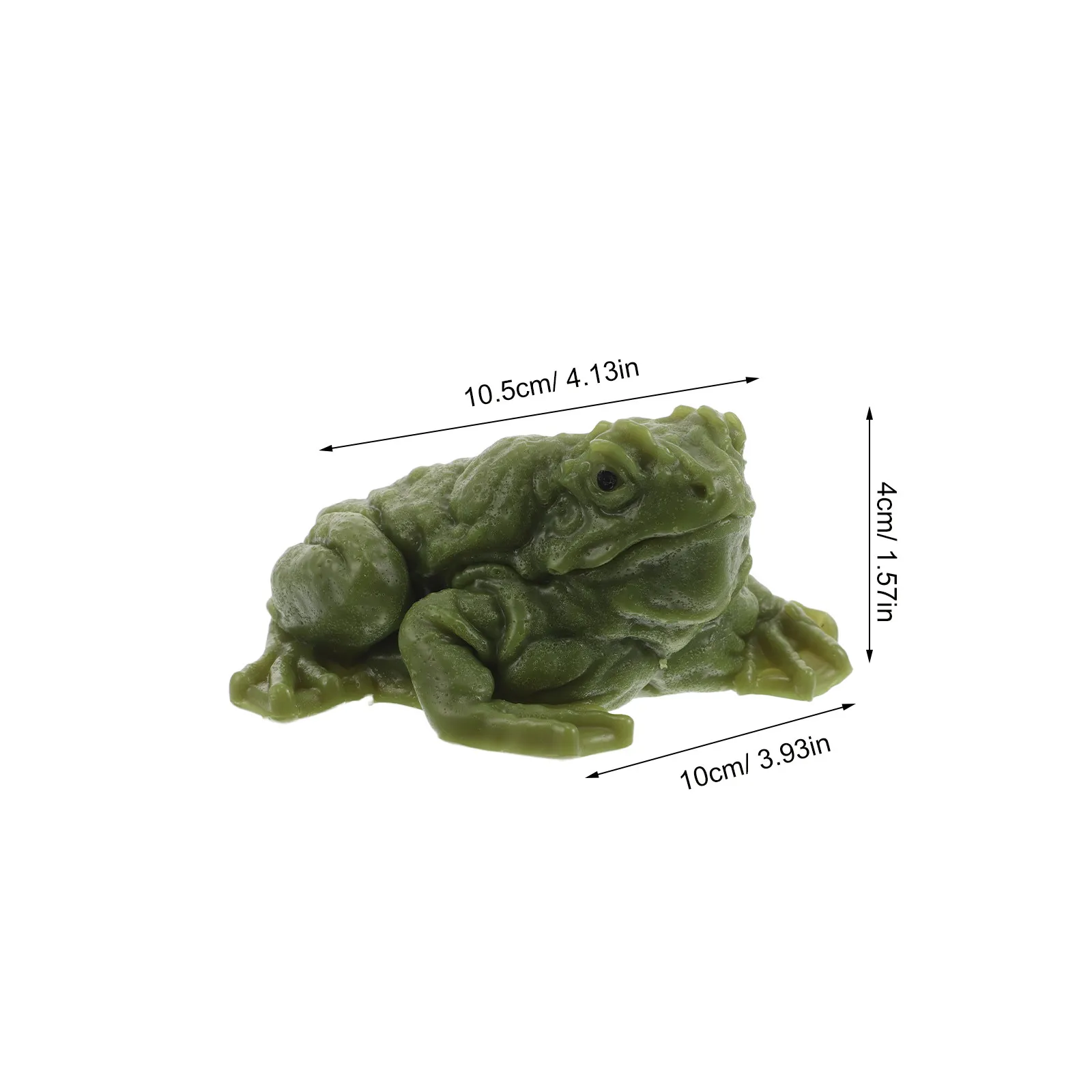 Stretchy Frog Squeeze Toys 4Pcs Realistic Soft Sensory Fidget Stress Relief Halloween Prank Party Gift