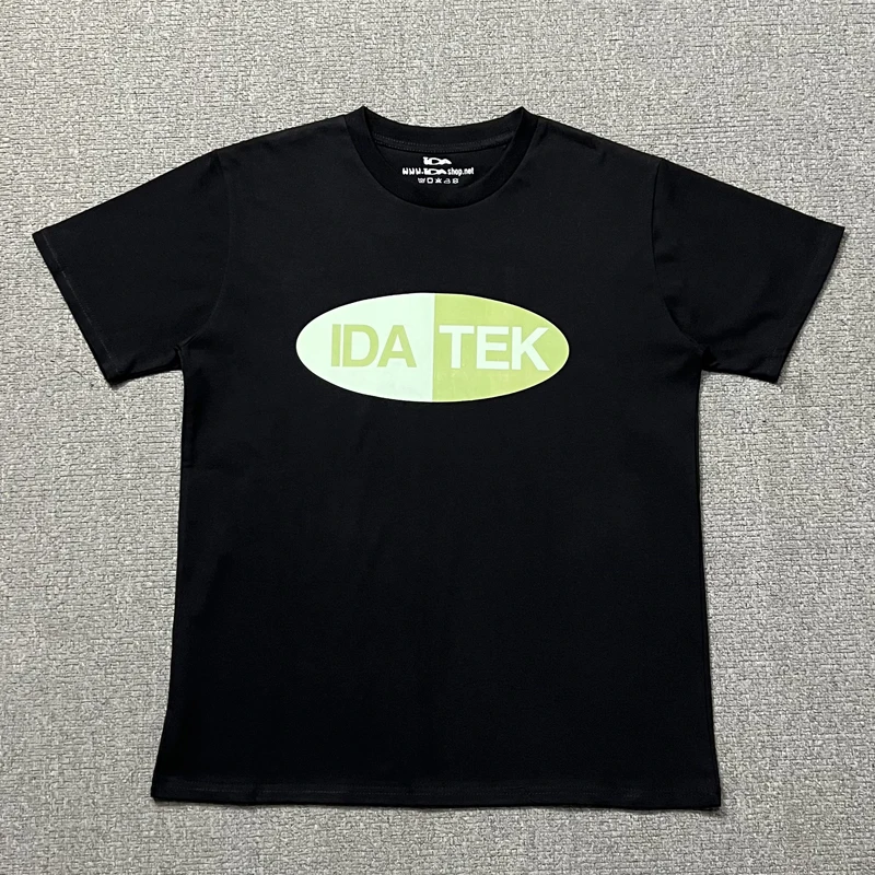 2026 Men's Women's Comfort Loose Fitting Multi Purpose Daily IDA T-Shirt New Letter Print Short Sleeve Stock