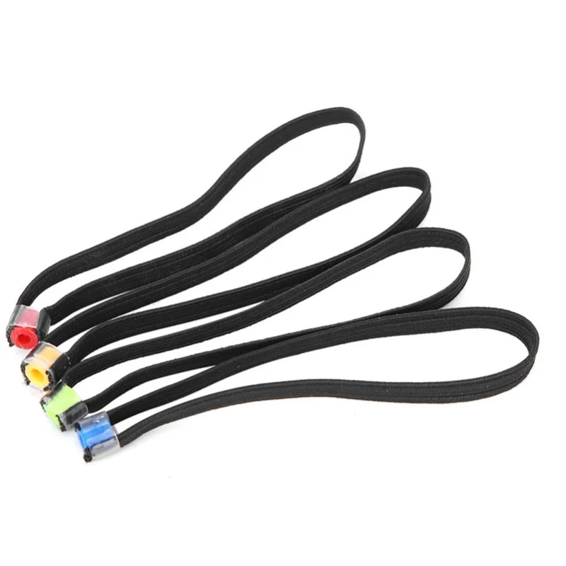 

4PCS Elastic Fabric Lightweight Fishing Tippet Spool Ring Fish Wire Loop Tackle Accessory