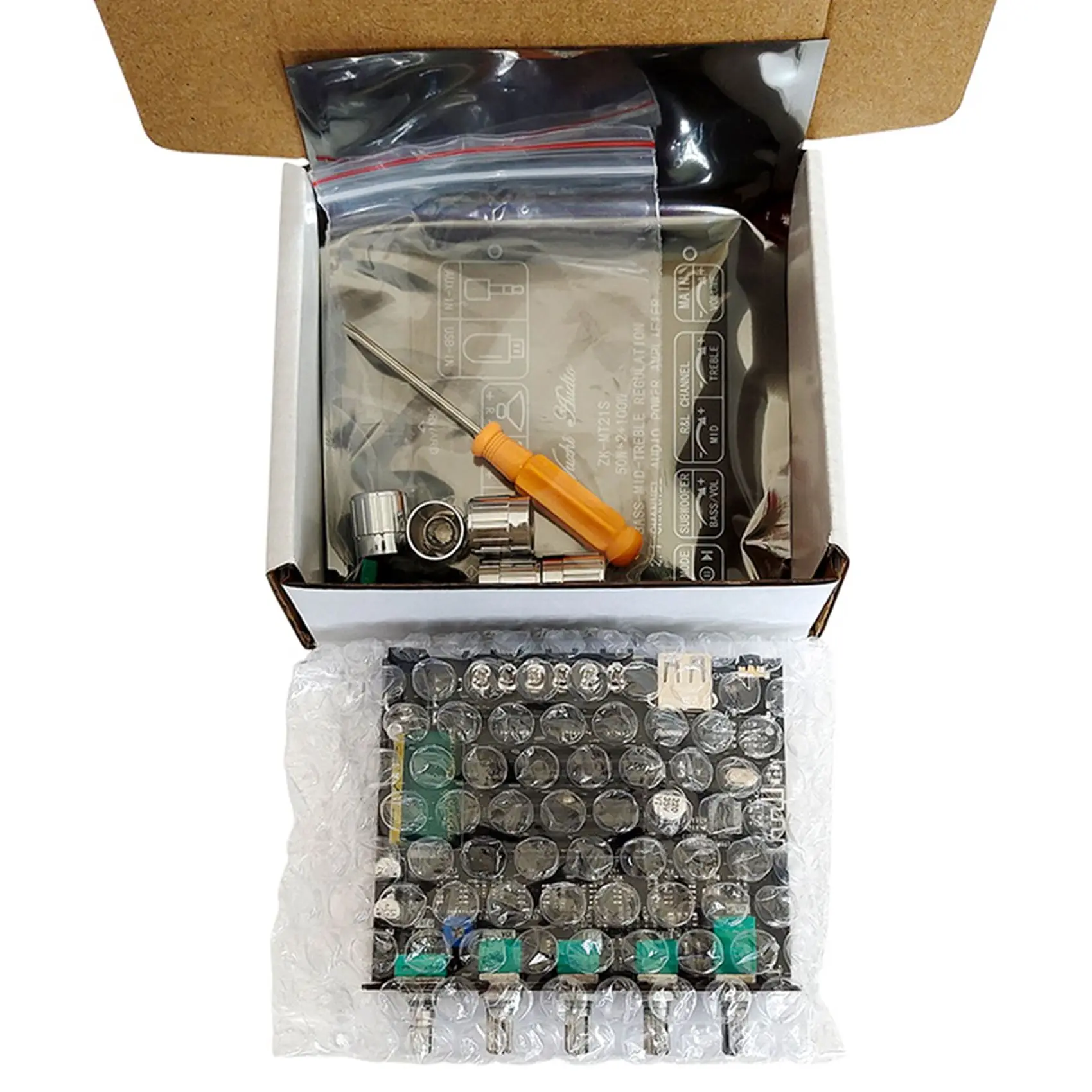 

ZK-MT21S 2X50 Вт + 100 Вт 2,1-канальный сабвуфер, плата цифрового усилителя мощности AUX 12 В 24 В, аудио стерео Bluetooth 5,1, бас-ABIU