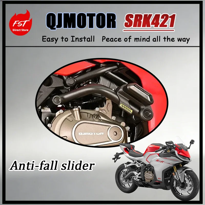 

FOR Lightweight Engine Guard And Radiator Guard for QJ SRK 421 Motorcycle - Core Component Protection with No Extra Burden