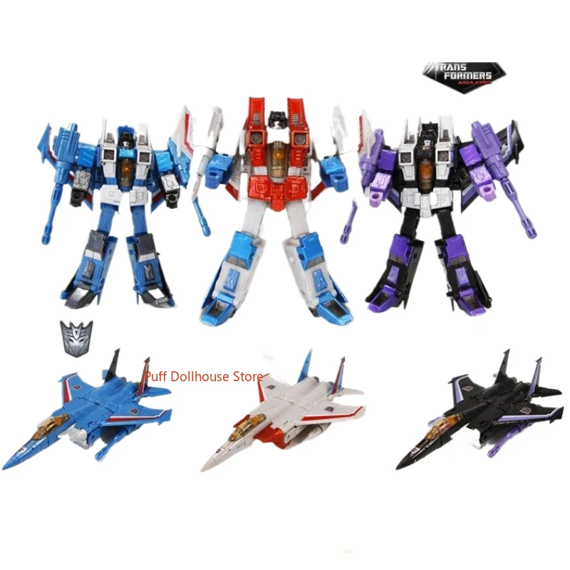 Limited Takara Tomy Transformers UN Tracker F15 Team Ace& Elite set Anime Character Figure Model Toy Promotional Gift Collection