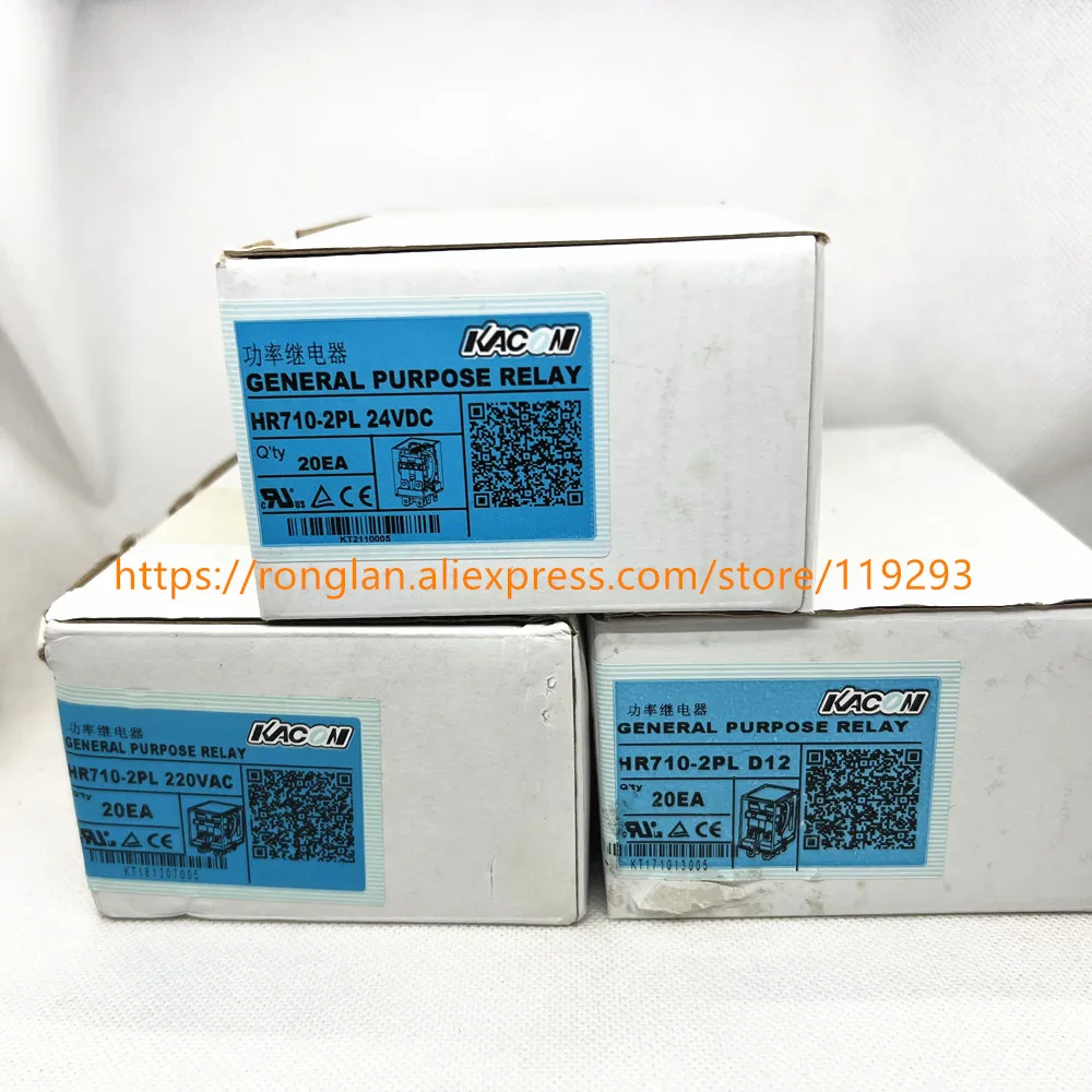 Imagem -05 - Kaikun-kaikun-kain Relé 8pin com Luz Dc24v Ac220v 12v Ac110v 10 Pcs Lot