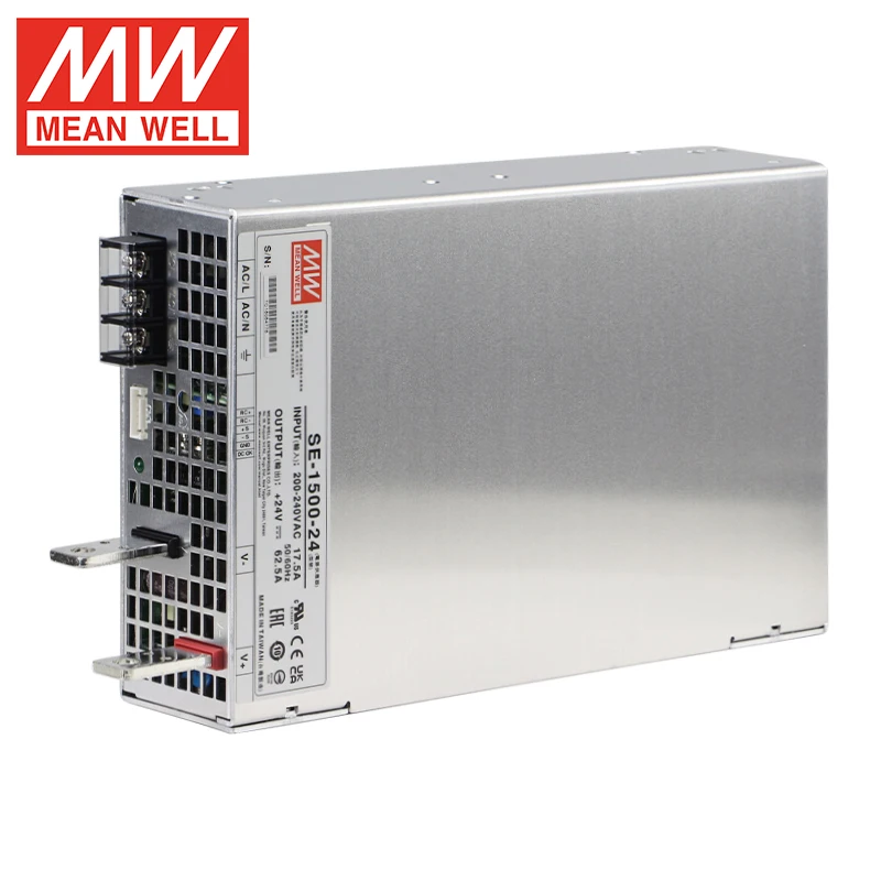 SE-1500-24 Se سلسلة مصدر الطاقة تيار مستمر قابل للتعديل إمدادات الطاقة غلاف بلاستيكي Smps