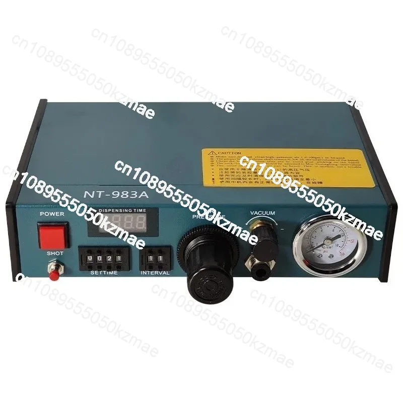 NT-983A Digital Glue Dispenser, Automatic Solder Paste Dispensing Machine with 0.001-99.99s Timer, Manual Mode