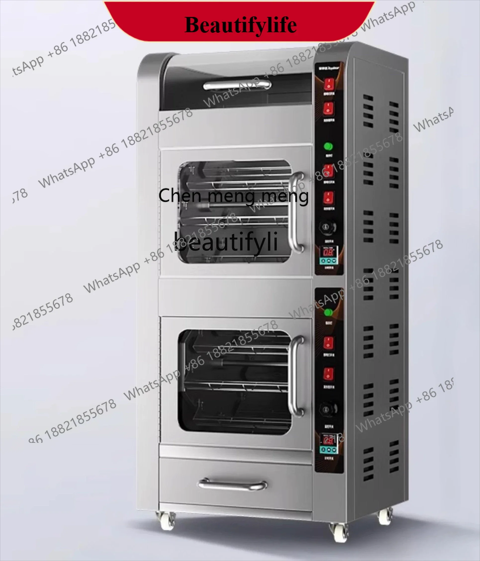 

D178 Commercial electric roasted sweet potato corn potato oven stall special stove large capacity