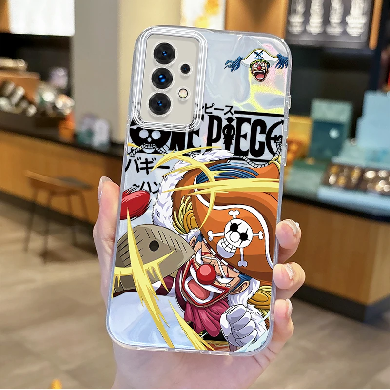 Anime O-One Pieces Phone Case For Samsung Galaxy S25 S24 S23 S22 S21 Plus Ultra S24 FE A73 A72 A55 A54 A53 Hard Shockproof Cover