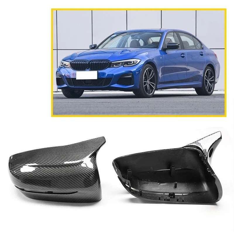 

Applicable to BMW's new 3 Series G20 modified carbon fiber rearview mirror case reversing cover left-hand mirror case manufactur