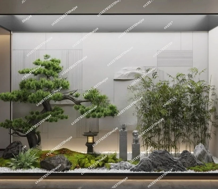 Artificial Pine Tree for Decor, Large Fake Bonsai Plant for Indoor Outdoor Landscape, Luxury Home Decor