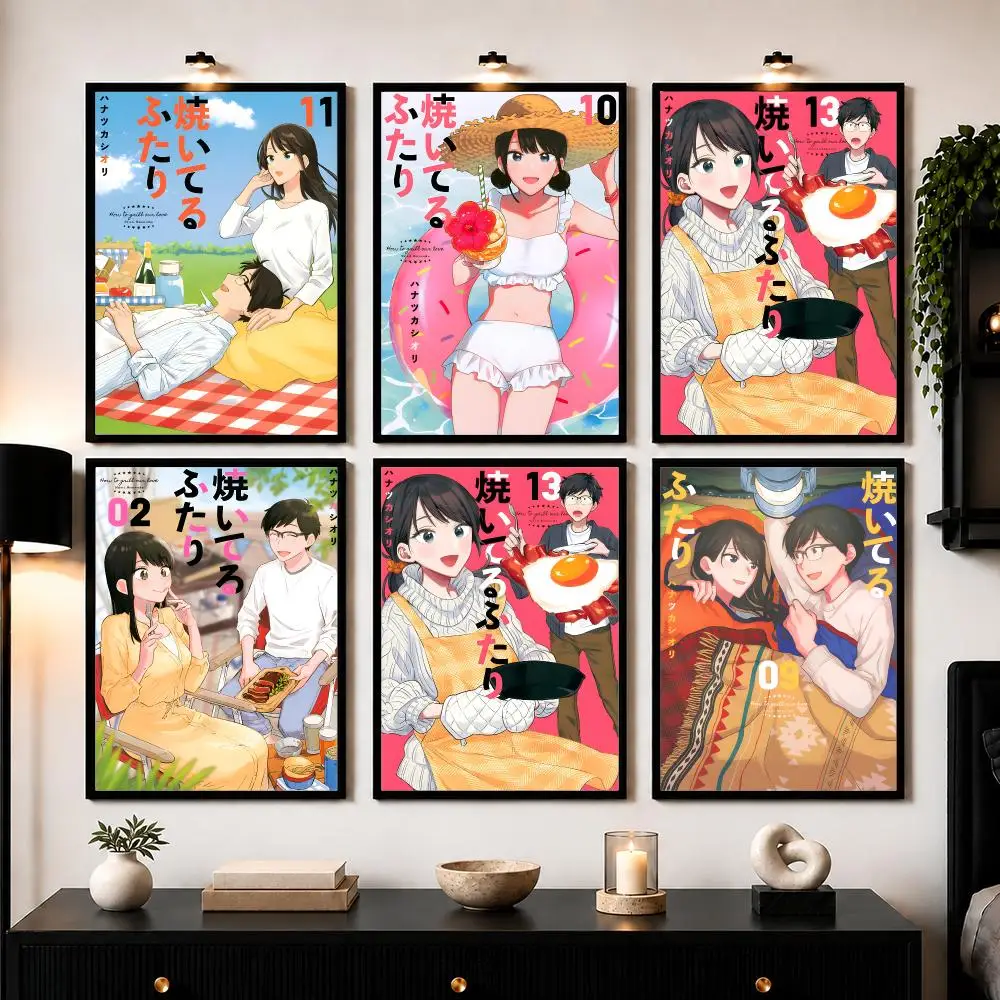 Romance Manga H-How to Grill Our L-Love Poster Wall Art Print Sticker for Bedroom Living Room Dorm Office Modern Home Decor