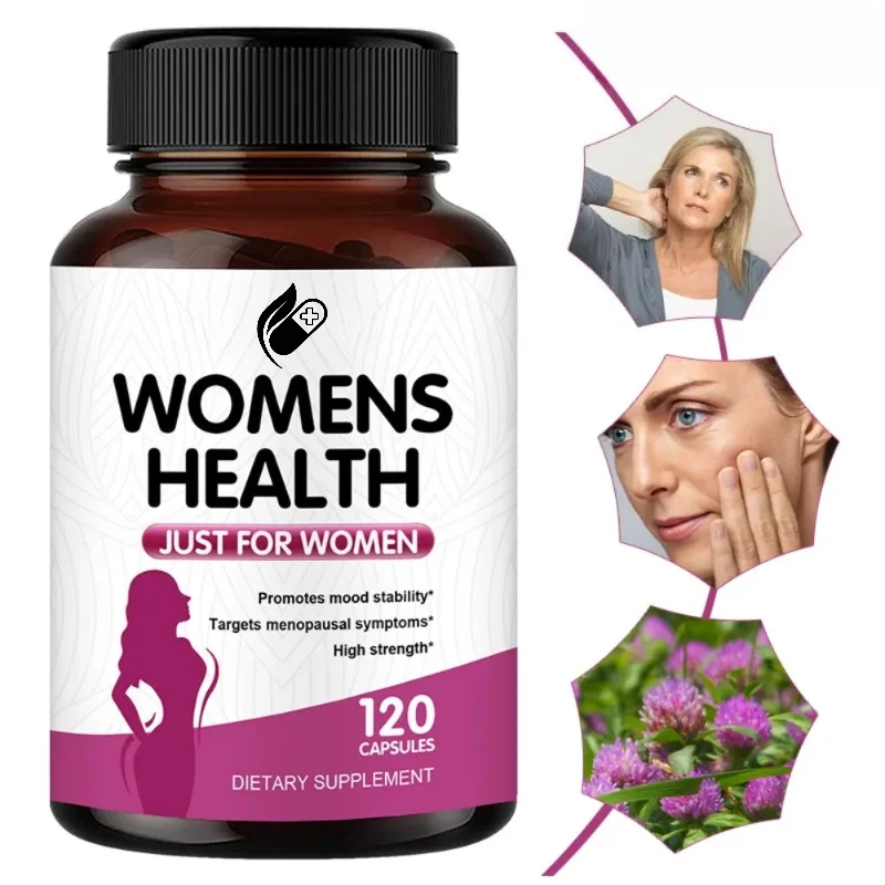Women's Menopause Support Supplement Mood Stability Hormone Balance Hot Flash Relief Dong Quai Herbal Complex for Women