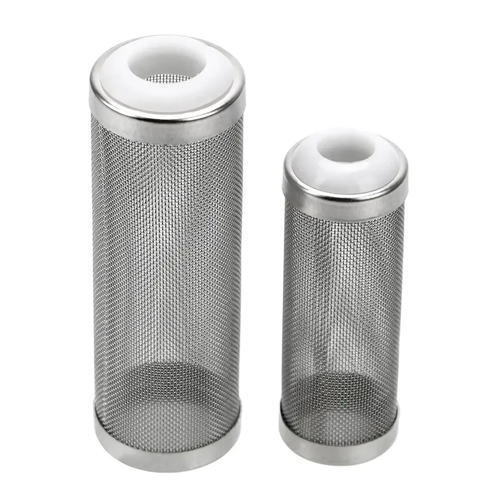 New Cylinder Aquarium Inflow Inlet Filter Stainless Steel Useful Shrimp Nets 12mm/16mm Durable Aquarium Filter for Fish Tank