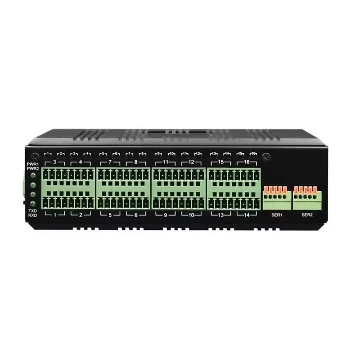 Din Rail 산업용 16 채널 RS485 허브 1 포트 직렬 RS232/422/485 ~ 16 포트 RS485 허브