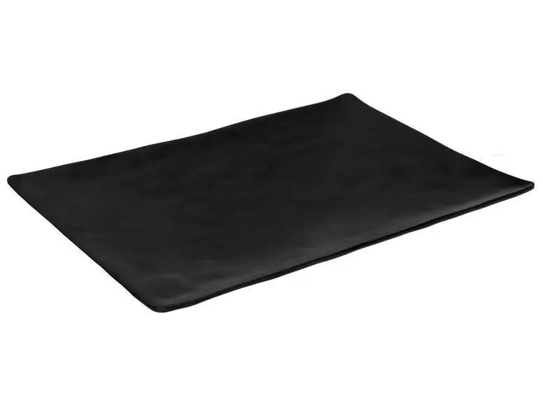 Black Melamine Plate for Sushi Rectangular Hauskraft Naha