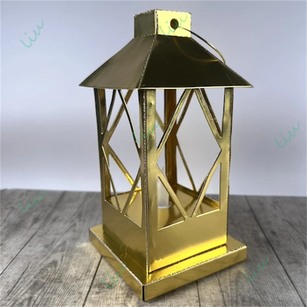 فانوس جديد لشهر أغسطس 2025 - حلي عيد الميلاد المسطح الكبير - قوالب القطع المعدنية الكبيرة لمذكرات ألبوم الصور المصنوعة يدويًا