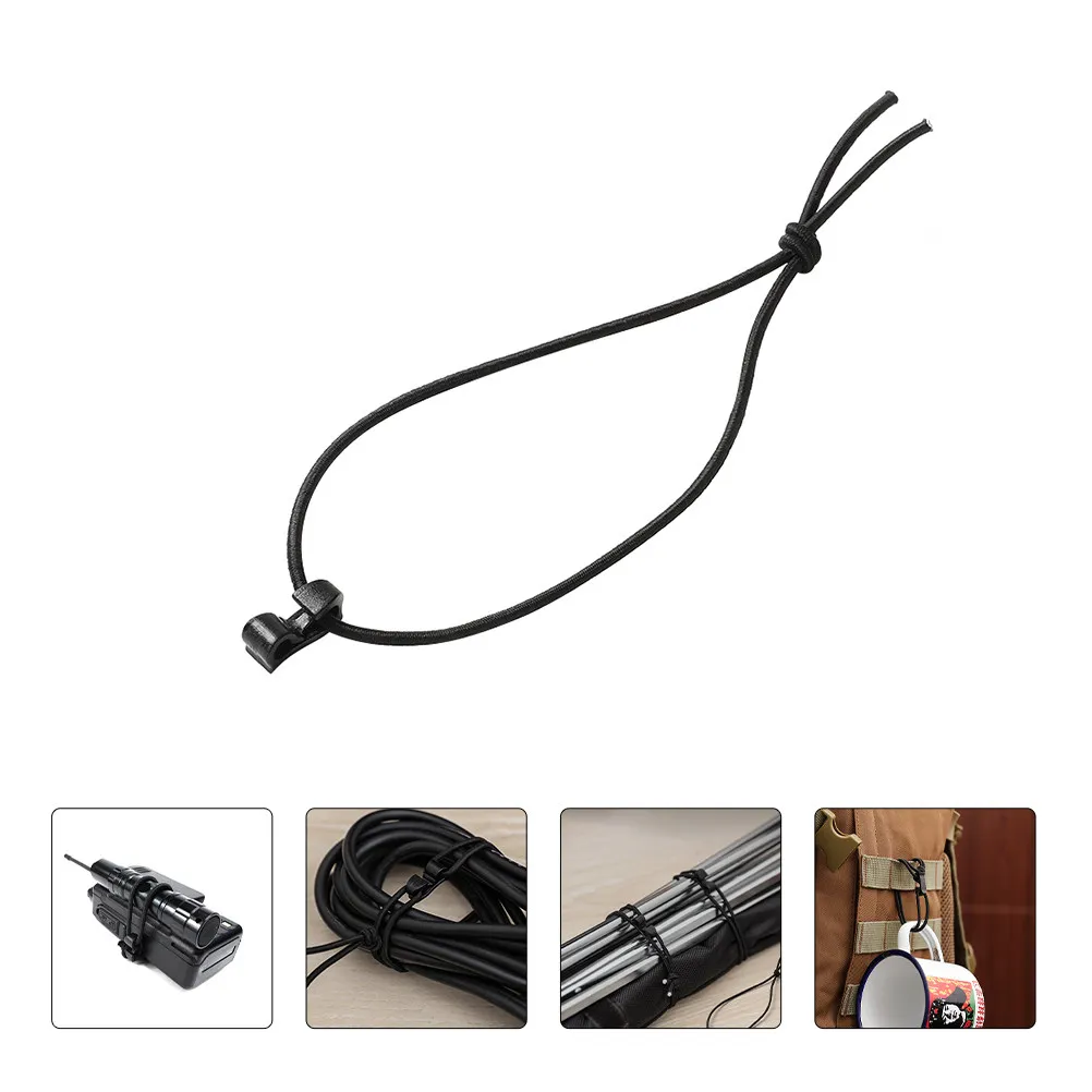 10Pcs Mini Web Elastic Strap Clips for Backpack Organization Outdoor Gear Management Tactical Attachments Hook Buckle