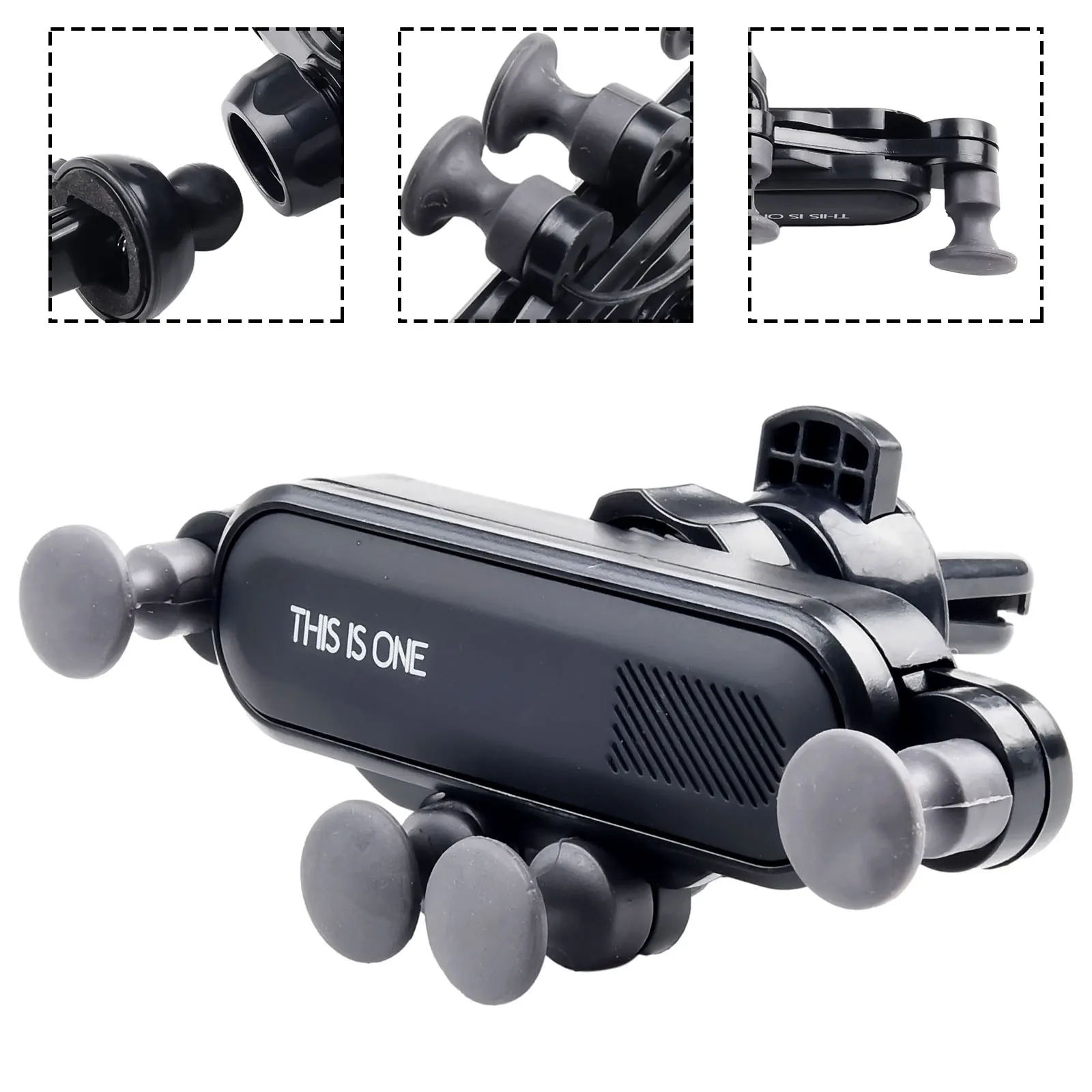 1pc Gravity Car for Mobile Phone Holder Air Vent Stability Stand Mount Bracket For All 4.7-6.5inch Smartphones