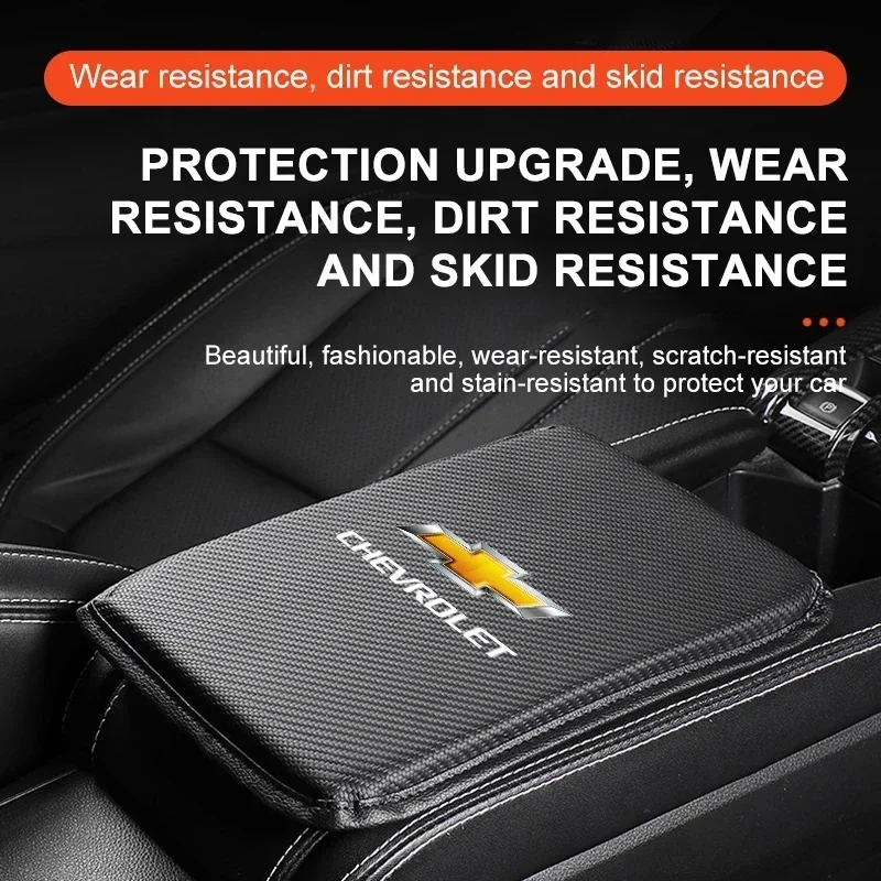 

Кожаный автомобильный подлокотник, защитный чехол для подлокотника центральной консоли для Chevrolet Silverado Impala Malibu Equinox Cruze Camaro Aveo