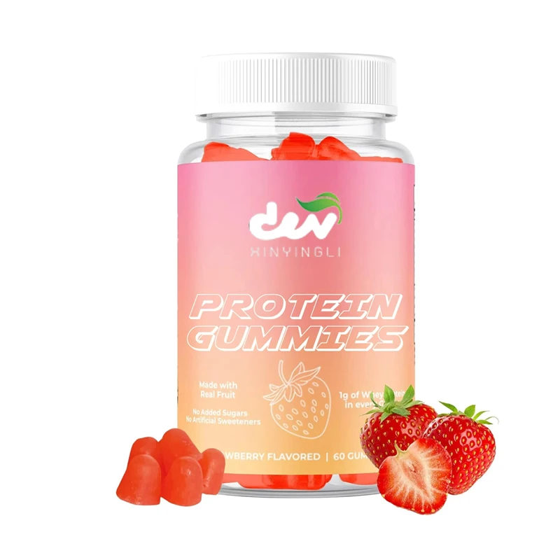 Gomitas proteicas |   1 g de proteínas de suero por gomitas, snacks saludables, aminoácidos esenciales, gomitas saludables