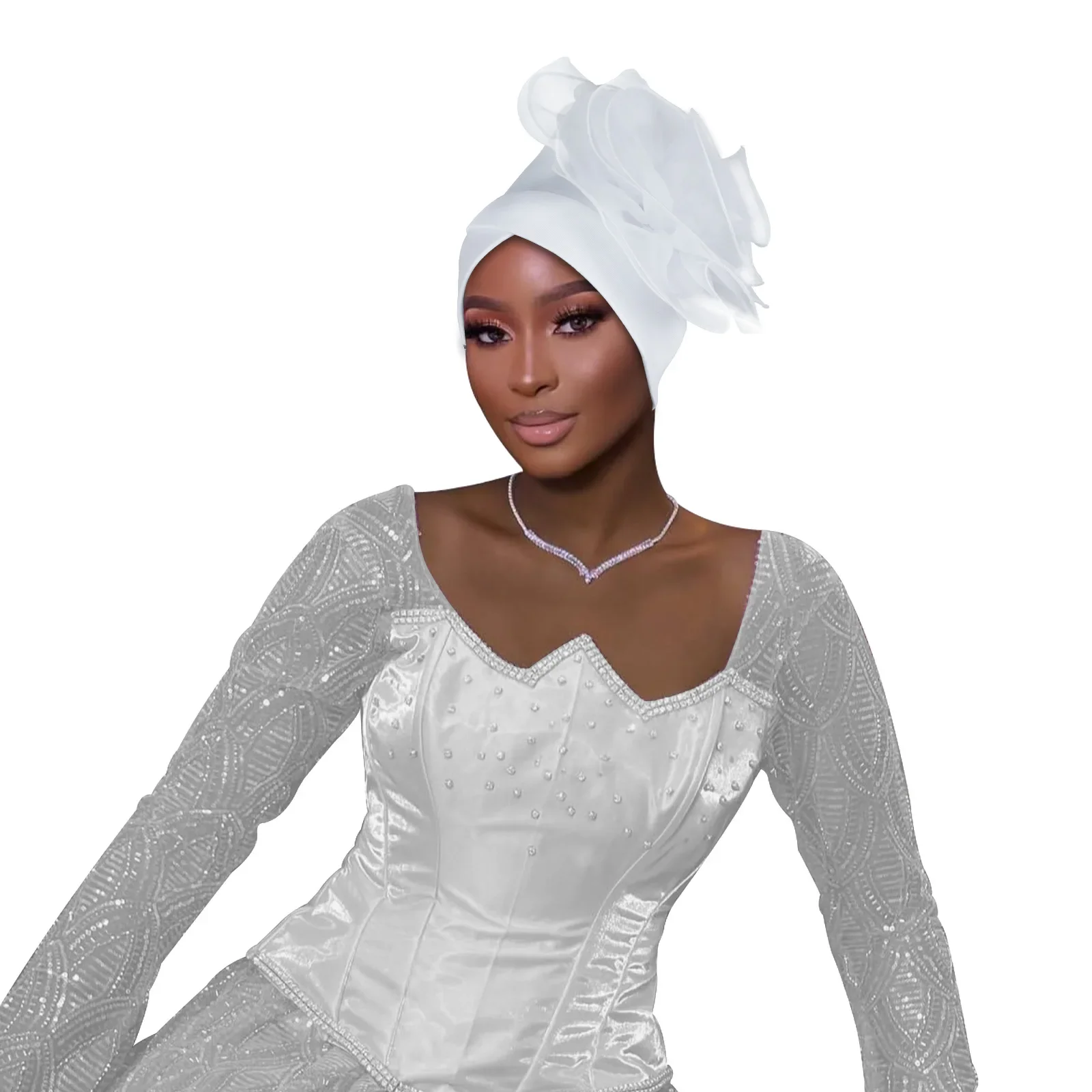 Women Flower Turban Indian Hat Muslim Hijab African Headscarf Hair Loss Bonnet Beanie Chemo Cap Bandanas Headband Turbante Mujer