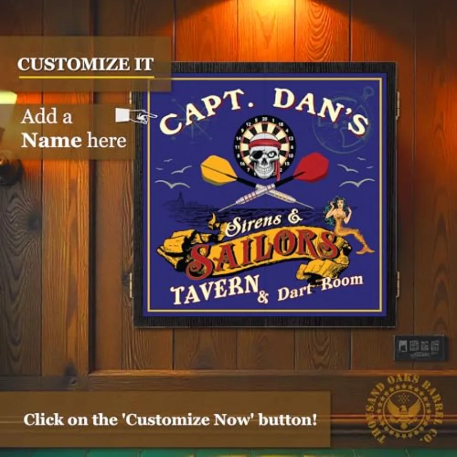 ชุดกระดานปาเป้าและตู้เก็บของแบบปรับแต่งได้ พร้อมลูกดอกปลายเหล็ก 6 ลูก สำหรับความบันเทิงในบ้าน ดีไซน์ที่ปรับแต่งได้สำหรับผู้ที่ชื่นชอบกีฬา