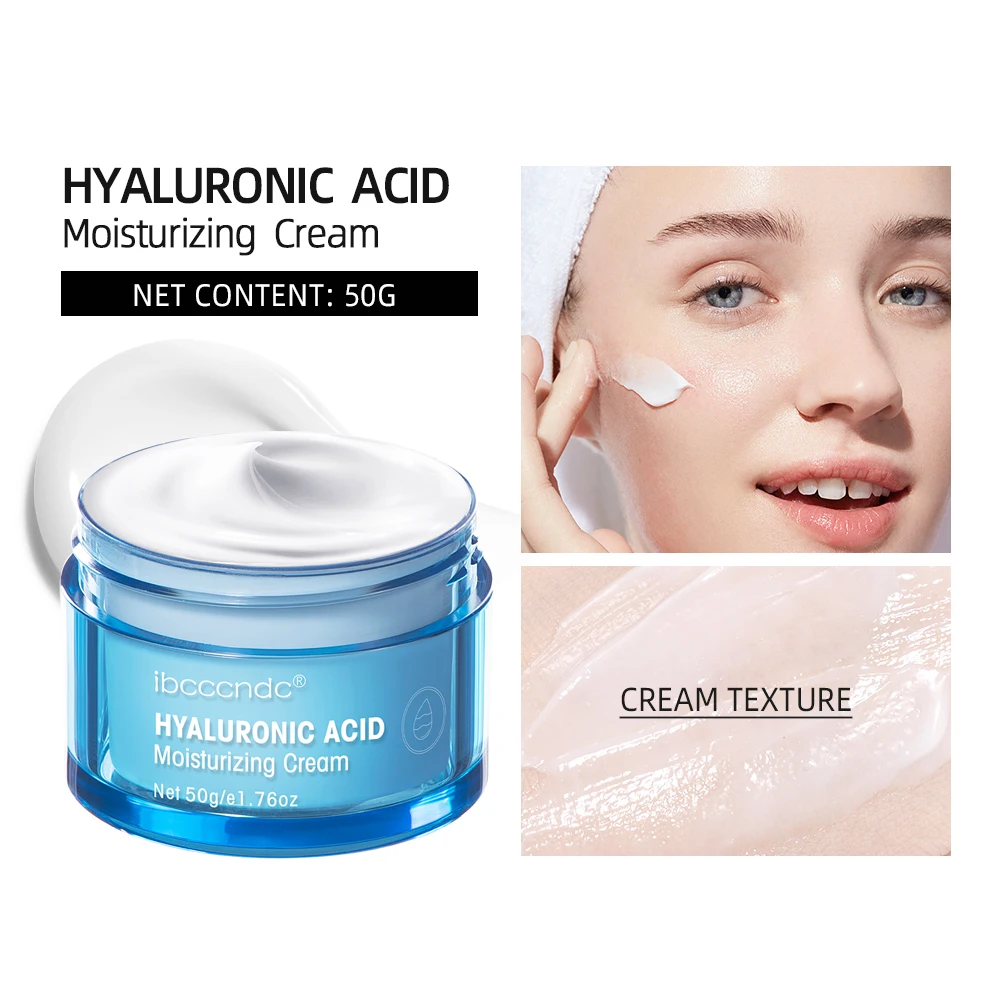 Hyaluronic Acid Moisturizing Cream For Normal-to-dry Skin Moisturizing Nourishing Face Body Men Women Skin Care Products 50ML