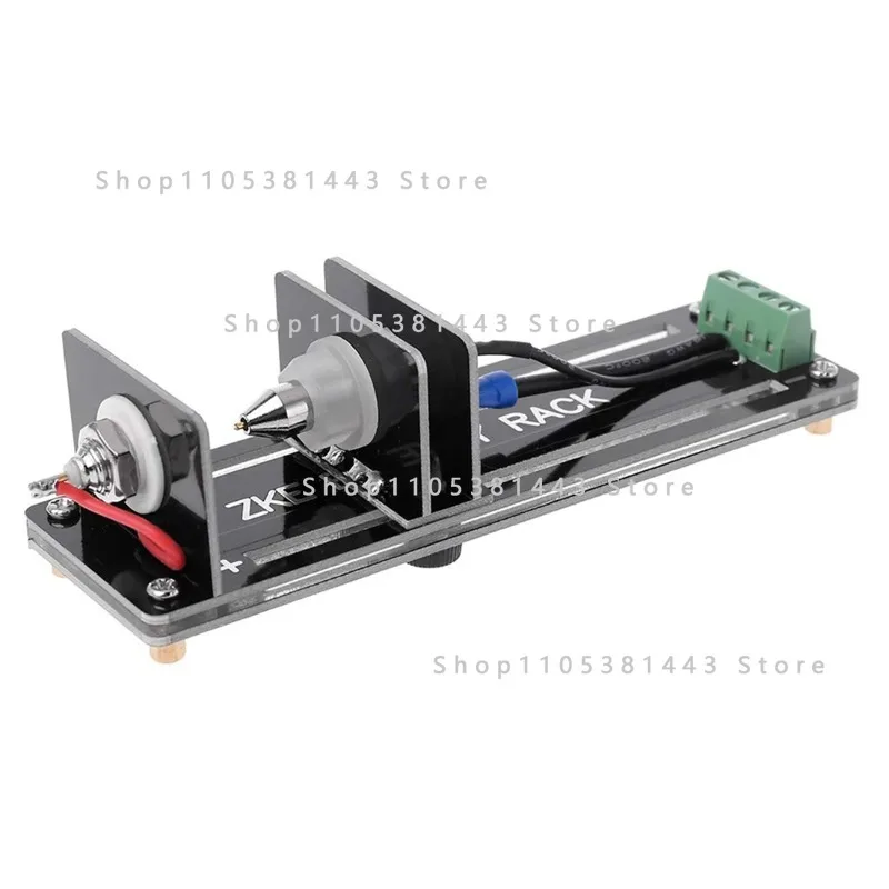 Resistance Capacity Te-st Testing Stand Cell Holder for 18650 26650 21700 A-AA 4 Wire Bat-tery