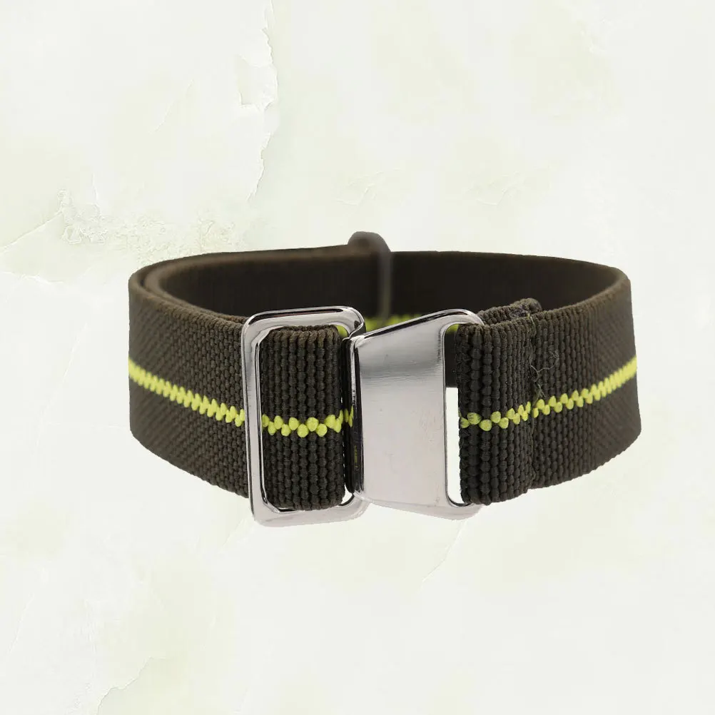 

1Pcs 20Mm Nylon Watch Band Replacement Strap Elastic Wristband for Daily Wear Adjustable Secure Fit Lightweight